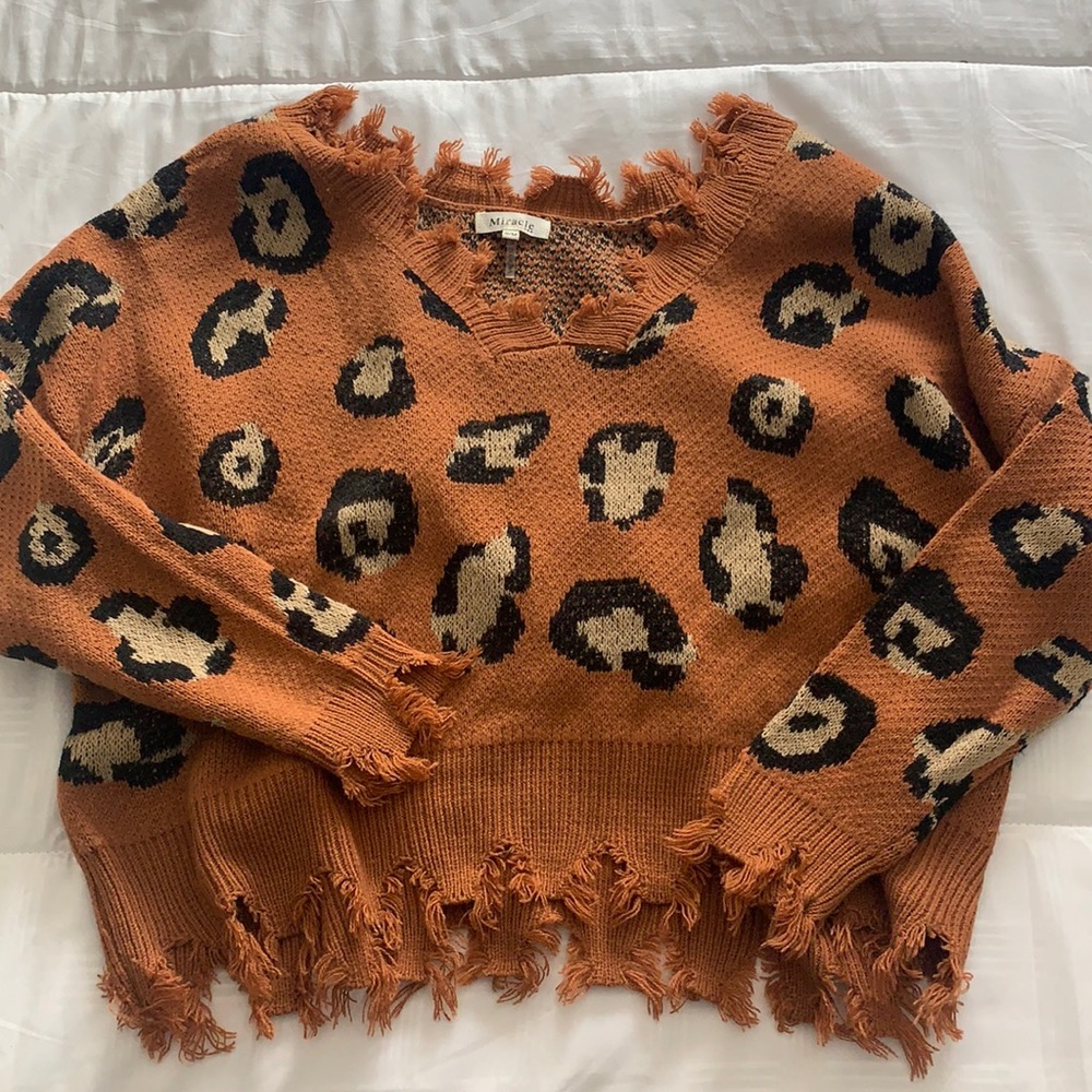 Miracle leopard print sweater